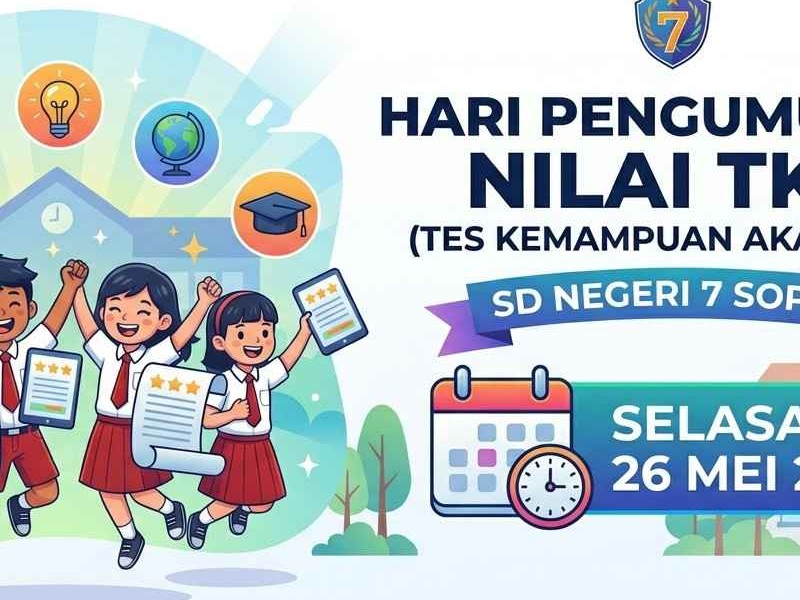 Pengumuman Hasil Ujian TKA (Tes Kemampuan Akademik)